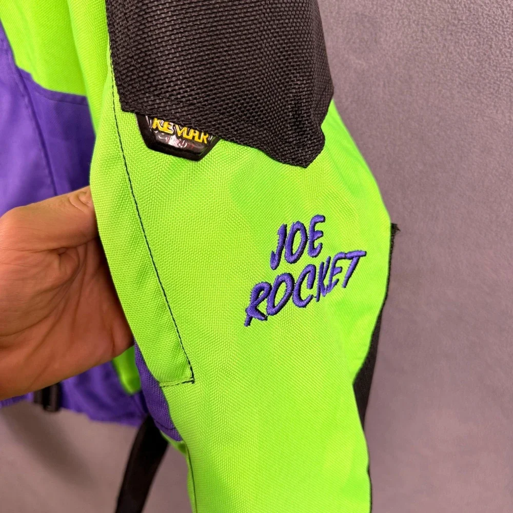 VTG Joe Rocket Ballistic Meteor Motorcycle Jacket Mens M Retro Biker The Joker
